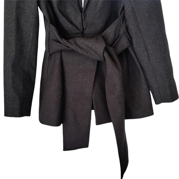 Acler Miller Wrap Belted Blazer Tweed New Women's Jacket Size 8